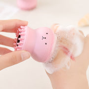 silicone octopus face cleansing brush, view 6 - MRSLM
