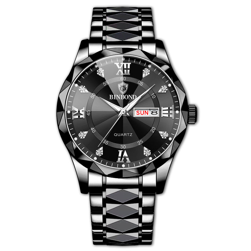 waterproof dual calendar watch, view 15 - MRSLM