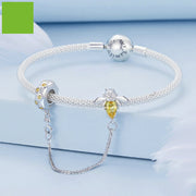 s925 silver bee safety chain, view 3 - MRSLM