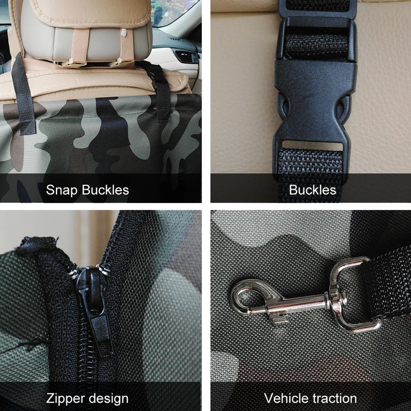 waterproof dog car seat cover and folding hammock, view 5 - MRSLM