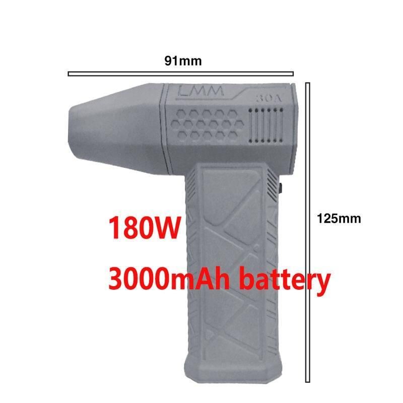 mini turbo jet fan with built-in battery, view 3 - MRSLM