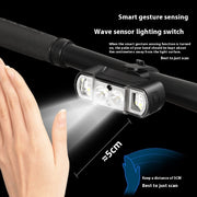 Rechargeable bike headlight, view 2 - MRSLM