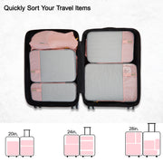 travel packing cubes set, view 5 - MRSLM