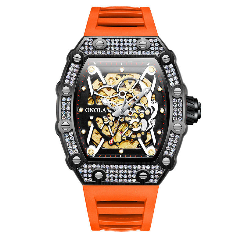 men's automatic steel case watch, view 14 - MRSLM