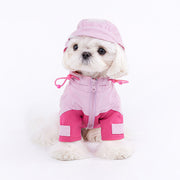 hooded dog jacket, view 4 - MRSLM
