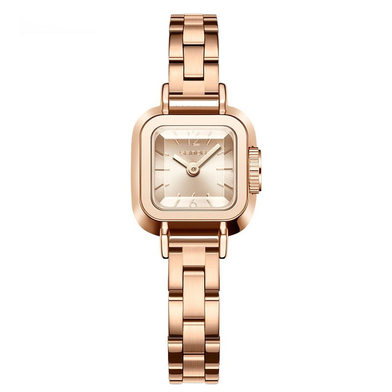 Women's Roman pattern mesh belt quartz watch, view 9 - MRSLM