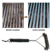 stainless steel bbq grill cleaning brush, view 4 - MRSLM