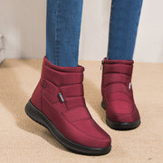 Women's warm lined flat snow boots, view 5 - MRSLM