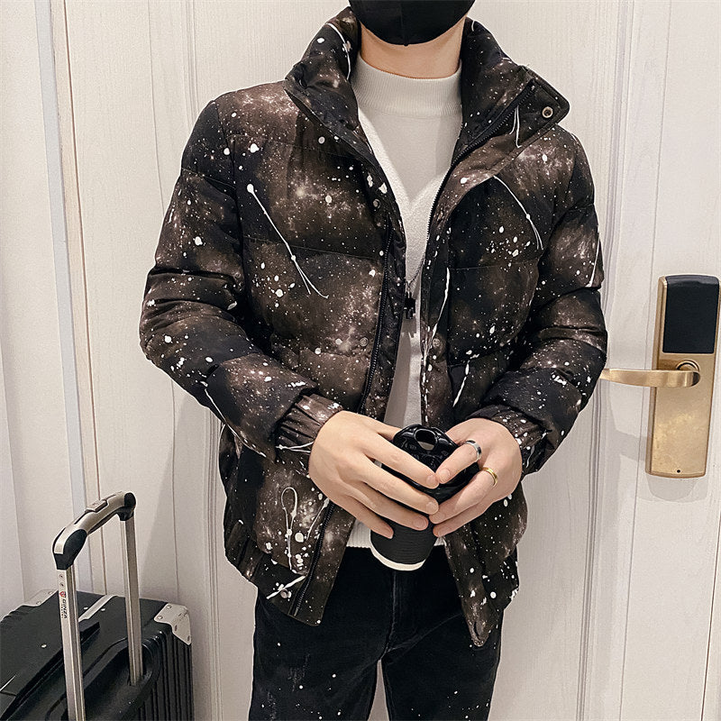 Korean Style Handsome Padded Clothes Thickened Trend Cotton Clothes