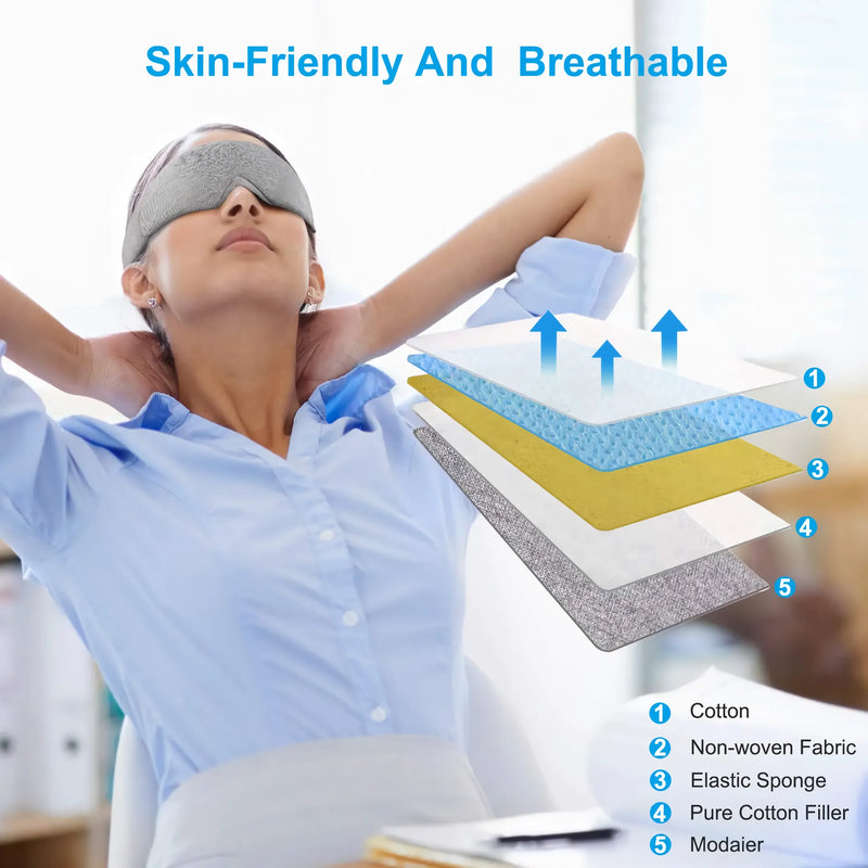 ultimate comfort sleep mask, view 4 - MRSLM