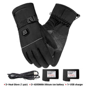 Heated touchscreen winter gloves, view 2 - MRSLM