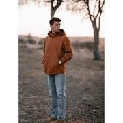 men's oversize windbreaker jacket with detachable hood, view 6 - MRSLM