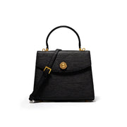 retro split leather shoulder handbag, view 4 - MRSLM