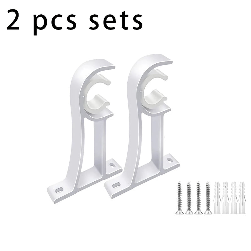 aluminum curtain rod brackets, view 4 - MRSLM