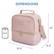 double-decker insulated lunch bag, view 15 - MRSLM
