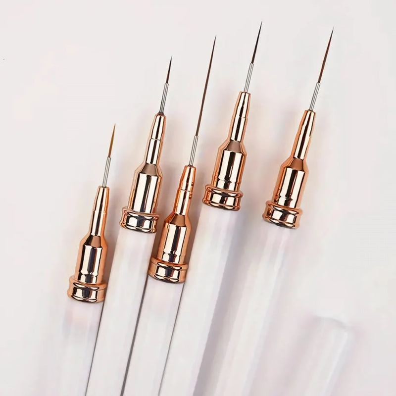 5-piece ultra-fine nail art liner brush set, view 8 - MRSLM