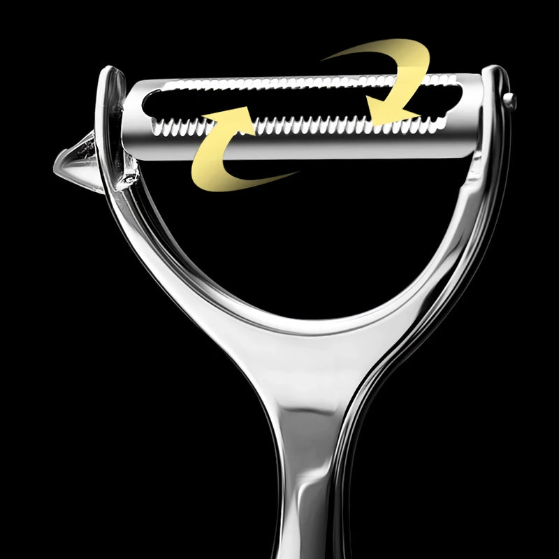 stainless steel kitchen peeler and cutter, view 10 - MRSLM