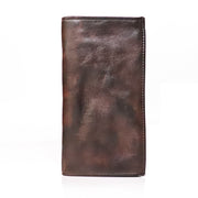 Retro leather folding wallet, view 5 - MRSLM