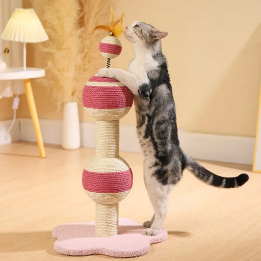sisal cat scratcher climbing frame - MRSLM