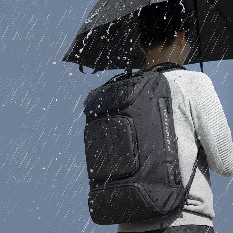 men's waterproof computer backpack, view 2 - MRSLM