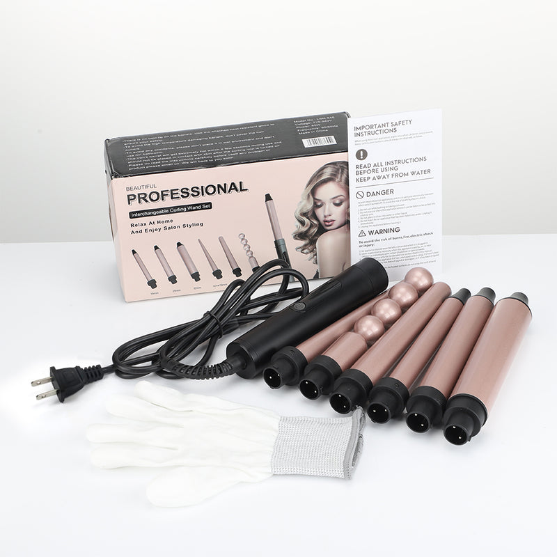 6-in-1 hair waver iron, view 3 - MRSLM
