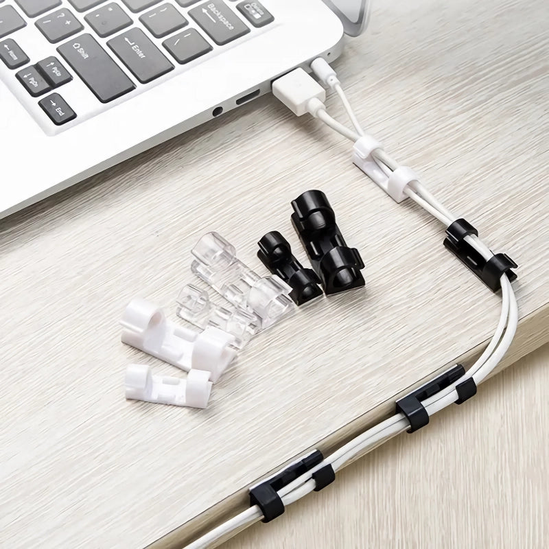 self-adhesive cable clips organizer, view 5 - MRSLM