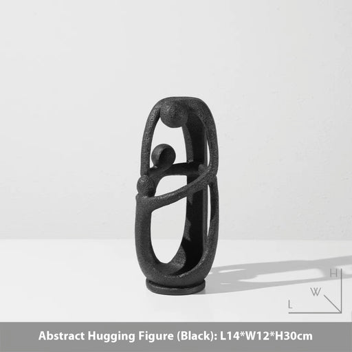resin hug figurine, view 4 - MRSLM