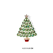 Christmas tree brooch pin, view 13 - MRSLM