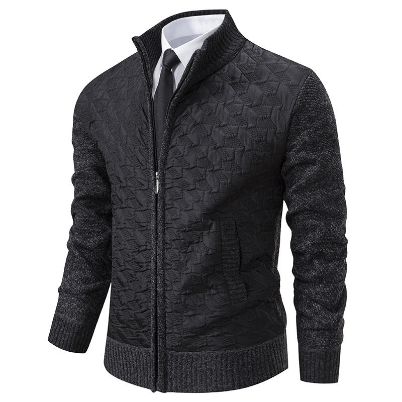 men's slim-fit chenille coat, view 2 - MRSLM