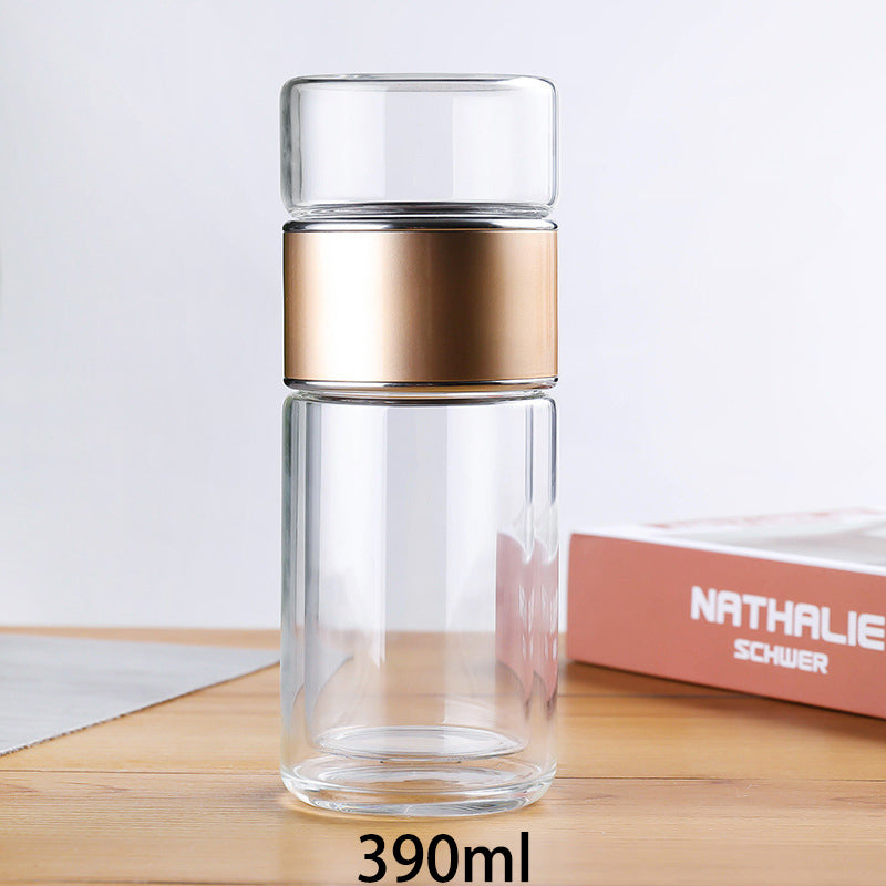 glass tea infuser bottle, view 5 - MRSLM