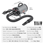 2000W pet hair dryer, view 2 - MRSLM