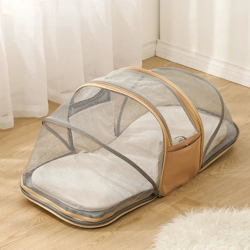 pet backpack and tent carrier, view 6 - MRSLM