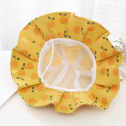 baby girl fruit print bucket hat, view 7 - MRSLM