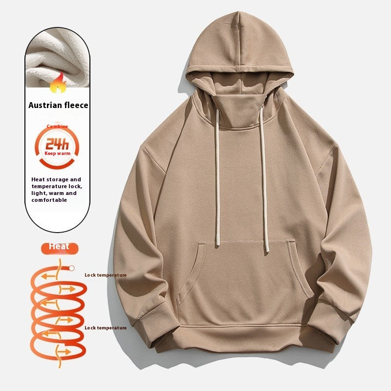 men's hooded fleece-lined sweater, view 7 - MRSLM