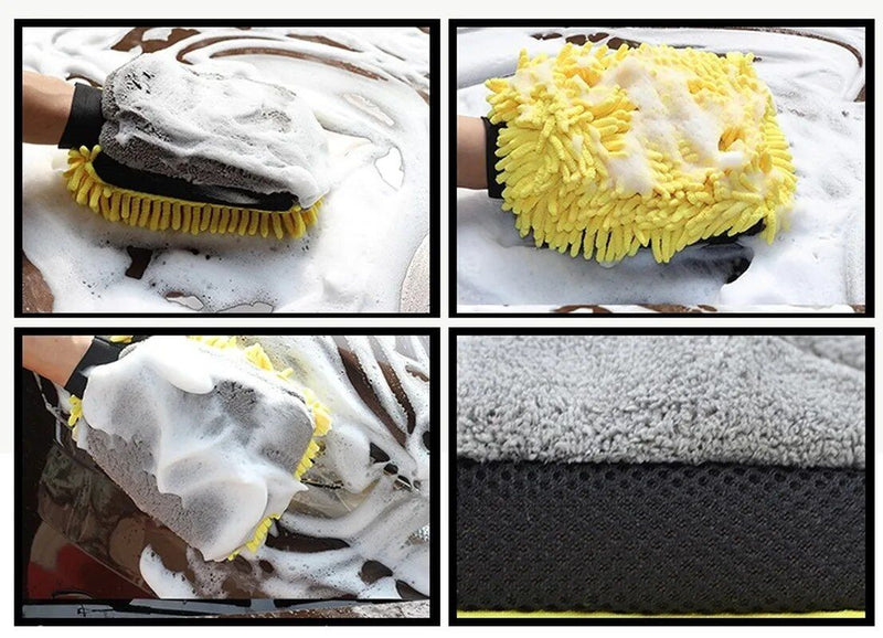 microfiber car wash glove, view 9 - MRSLM