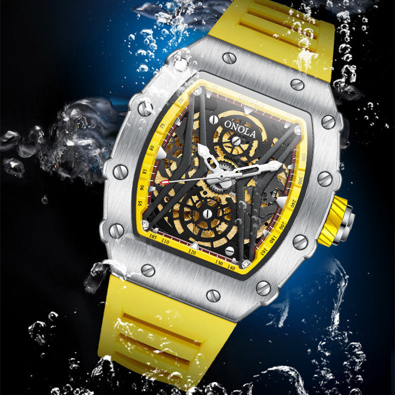 men's sports automatic silicone watch - MRSLM