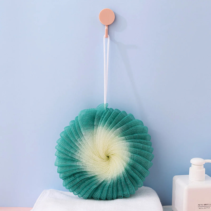 soft mesh bath sponge, view 2 - MRSLM