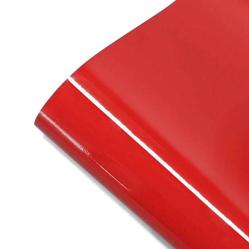 ultra glossy red car vinyl wrap film, view 2 - MRSLM
