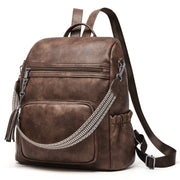 Retro women's casual laptop backpack, view 6 - MRSLM