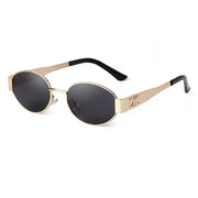 retro oval sunglasses for women, view 4 - MRSLM