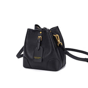 leather bucket bag, view 2 - MRSLM