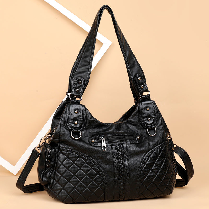 PU leather crossbody bag for women, view 4 - MRSLM