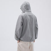 men's loose ice silk coat, view 3 - MRSLM