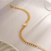 heart pendant bracelet, view 4 - MRSLM