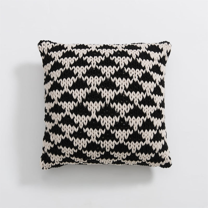hand crochet chunky knit throw pillow, view 13 - MRSLM