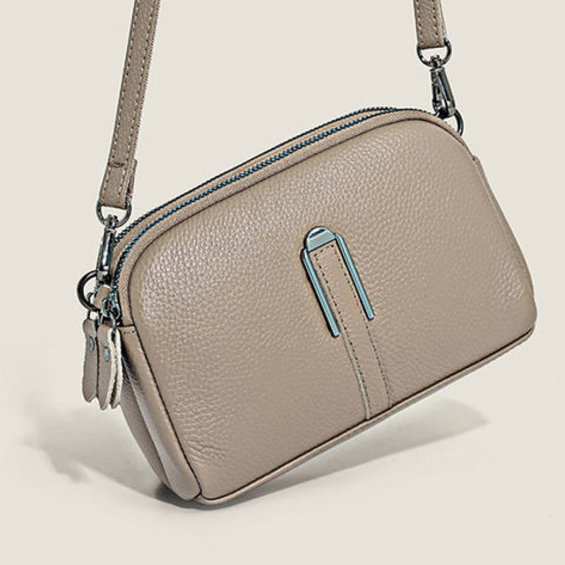 Genuine leather women's handbag, view 6 - MRSLM