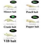 3D luminous hard fishing bait set, view 5 - MRSLM