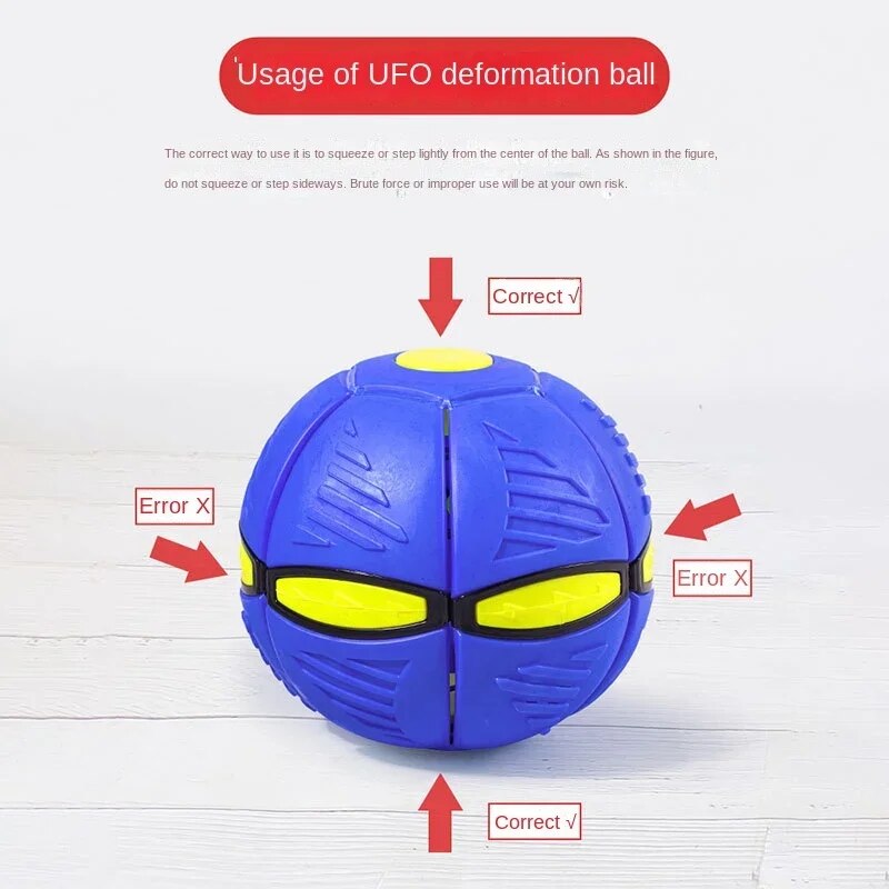 magic UFO ball dog toy, view 8 - MRSLM