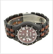 classic wooden watch red sandalwood, view 4 - MRSLM