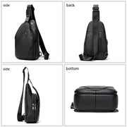 genuine leather shoulder bag, view 5 - MRSLM